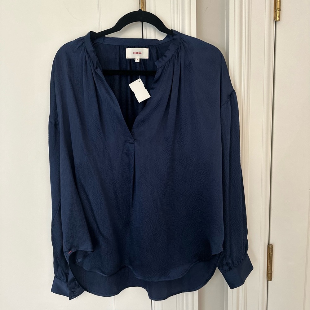 XiRENA Navy’s Women's Blouse